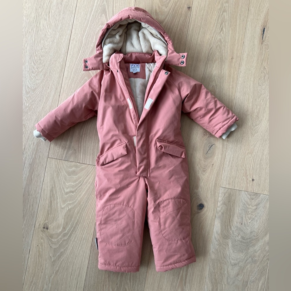 7am Enfant Grand Benji Snowsuit Like New Worn 1x